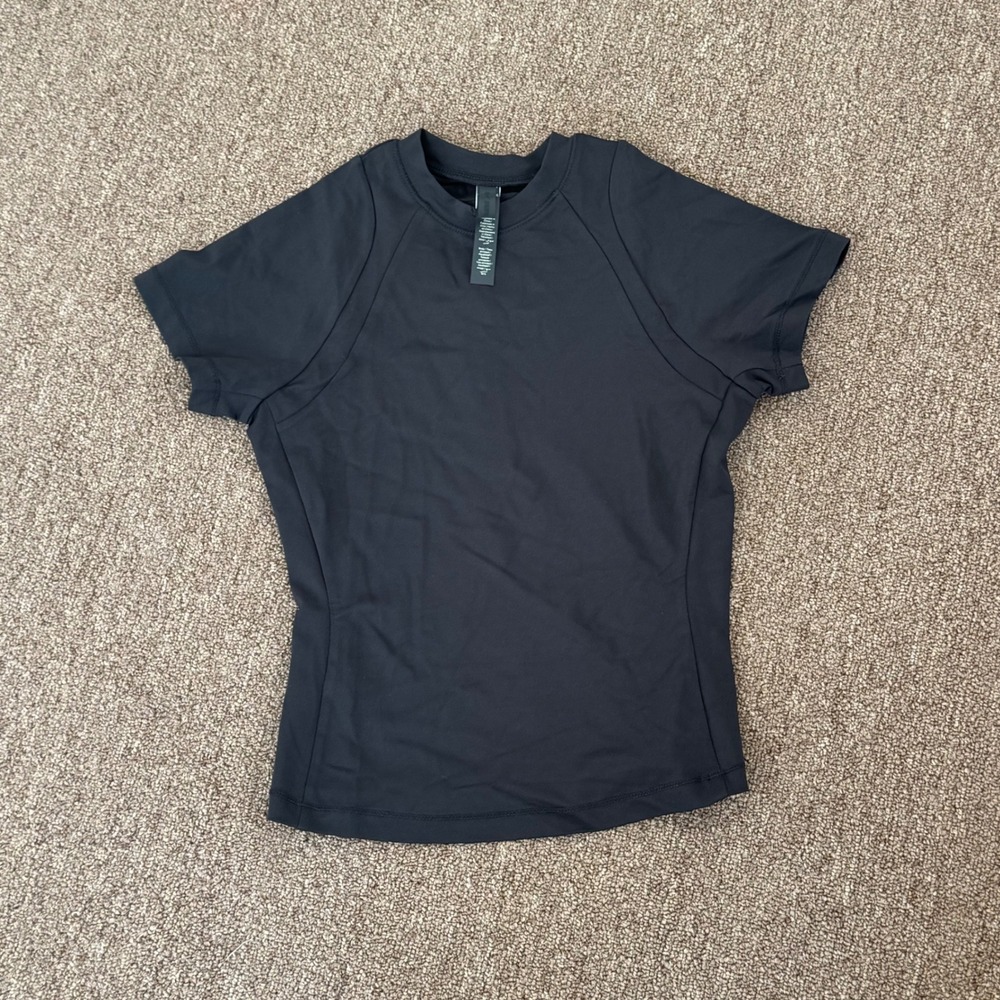 SKIMS‎ x Nike Airy Baby Tee Obsidian Black TP-TSH-2738 XXS